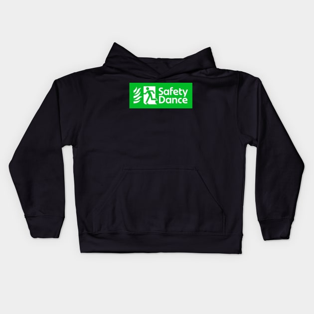 SAFETY DANCE Kids Hoodie by safetylogo